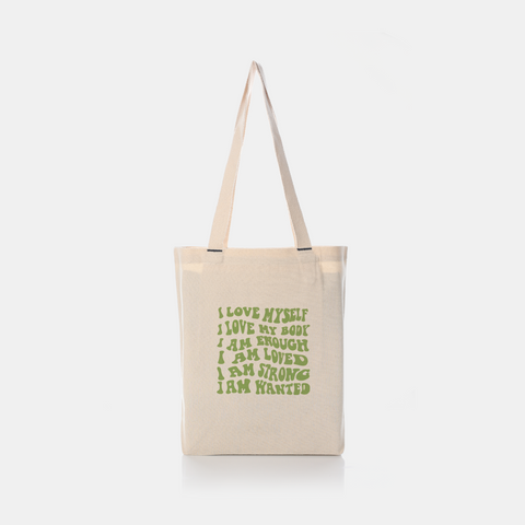    alt="Deniva Printed Recycled Canvas Tote Bag - Eco-friendly Tote Bag"
