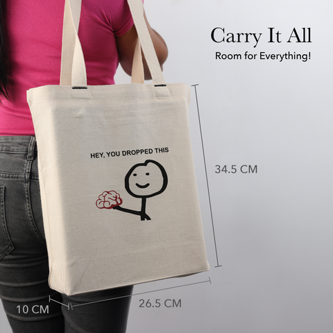   alt=" Printed Recycled Canvas Tote Bag- Eco-friendly tote Bag"
