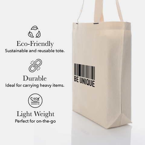   alt="Deniva Printed Recycled Canvas Tote Bag  - Eco-friendly Tote Bag"