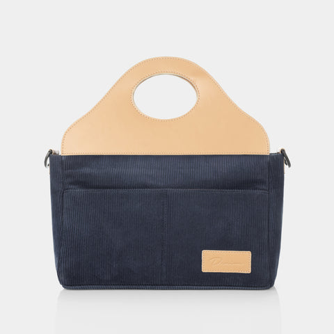   alt="Cordelle Mini Tote Bag - Navy - Eco-friendly Tote Bag"