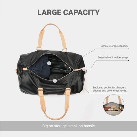 Duffilio Travel Bag - Black
