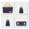 alt="Cordelle Mini Tote Bag - Navy - Eco-friendly Tote Bag"